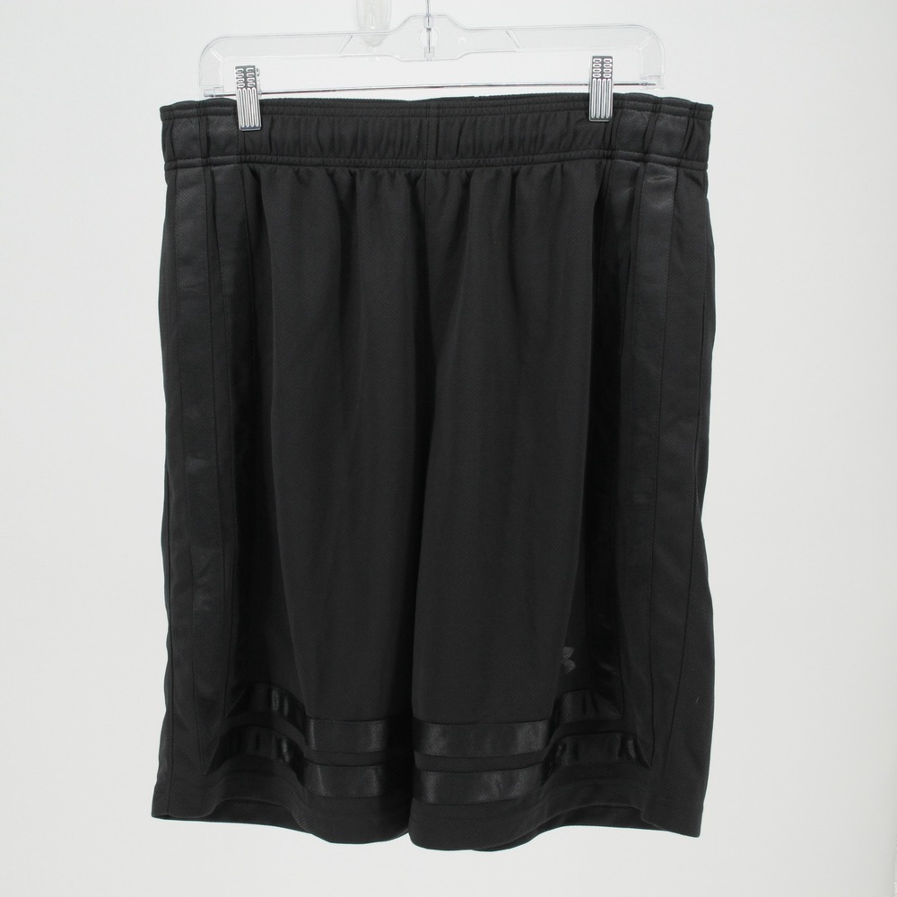 Under Armour NWT Women's Black HeatGear Loose Fit Basketball‎ Shorts Size L